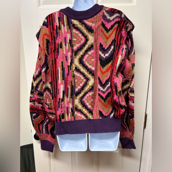 Farm Rio Colorful Geometric Sweater - Picture 3 of 4